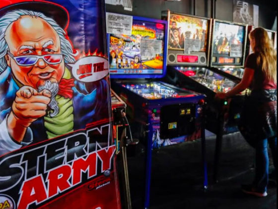 Stern pinball army at play