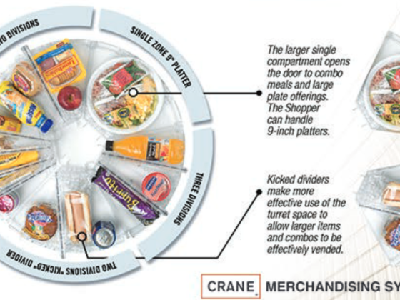 Crane Shopper Vending Machine Shopper Tray at GAD Vending.