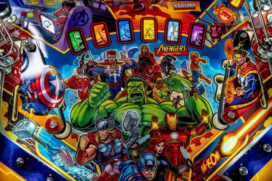avengers infinity quest pro pinball machine by stern