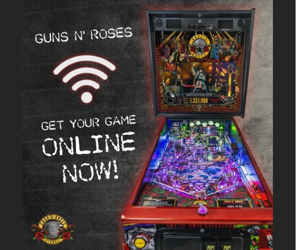 How to Get Your Guns 'N Roses Pinball Online - GAD Vending